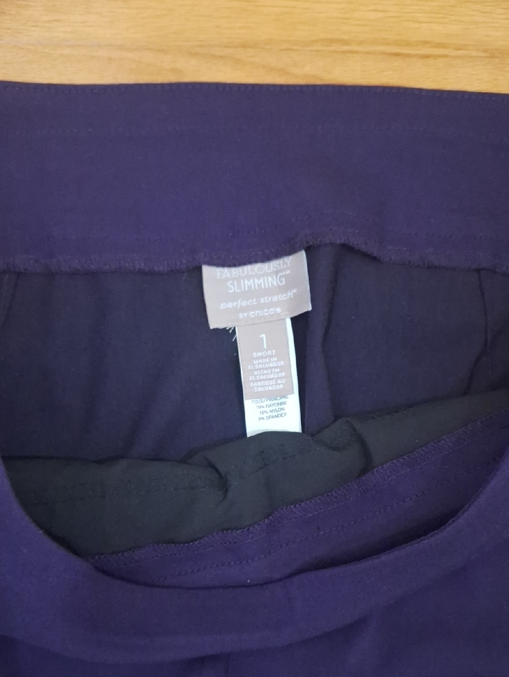 Chico's Ponte Pull On Stretch Skinny Pants Slimming Pants Women M Medium - Picture 2 of 8